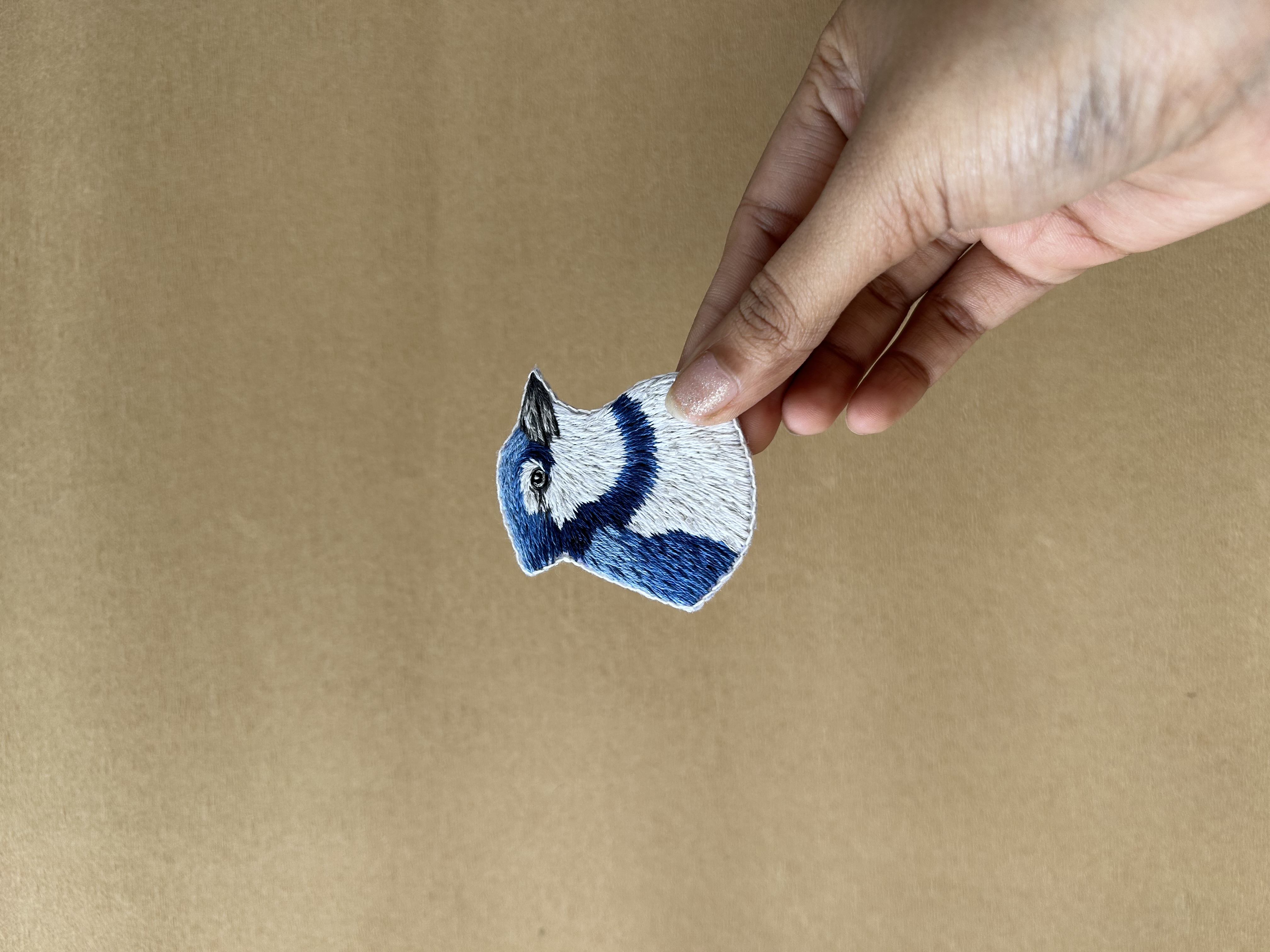 Blue Jay Brooch